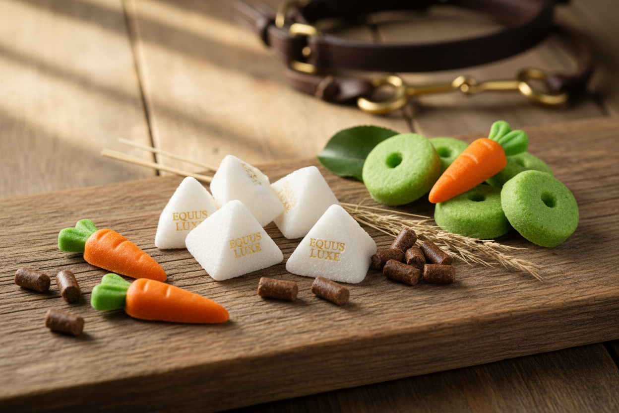 Bonbons et récompenses pour chevaux