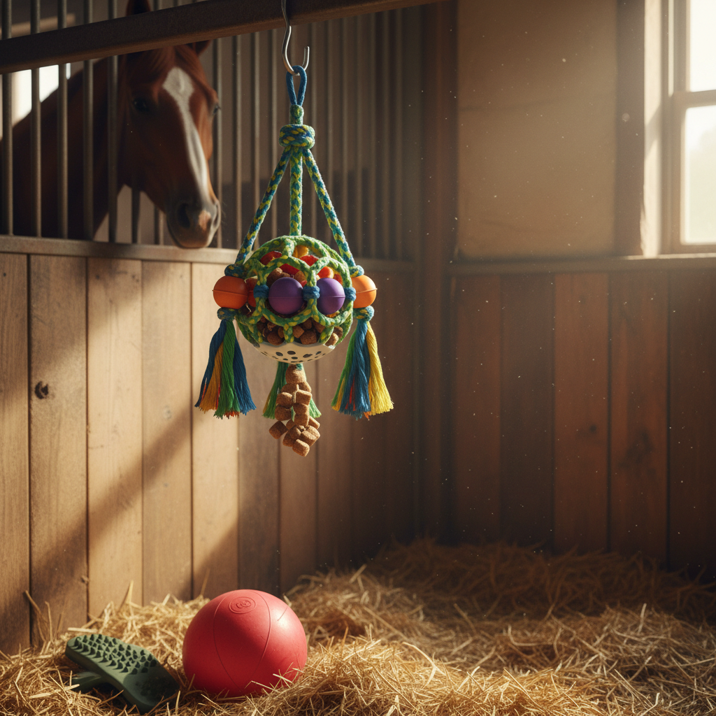 Jouets pour chevaux