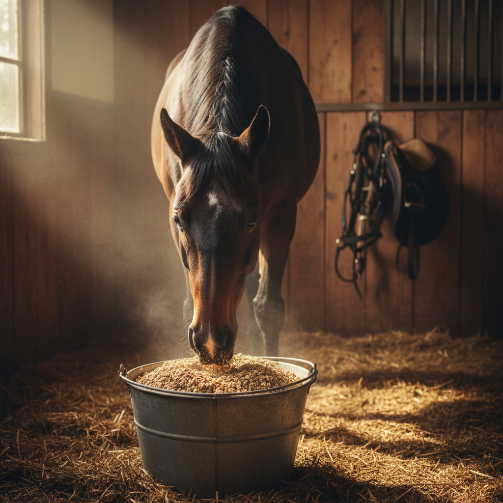 Mash et aliments pour chevaux