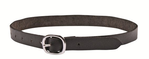 HKM LANIERE D'EPERONS EN CUIR NOIR