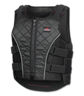 SWING GILET DE PROTECTION P19 FERMETURE A GLISSIERE NOIR-GRIS EL