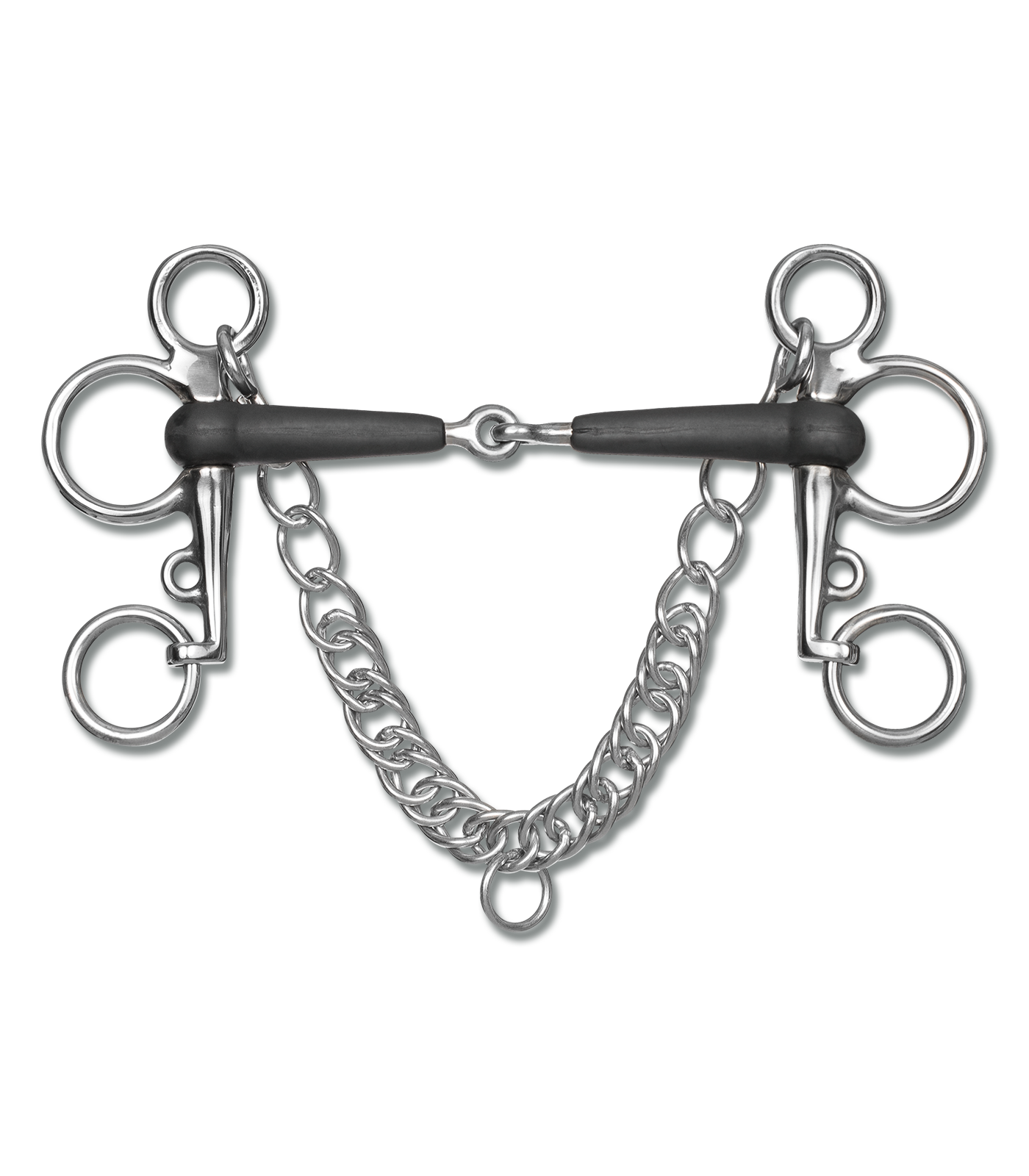 Waldha Mors Pelham En Caoutchouc Simple Brisure
