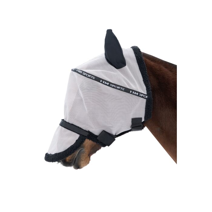 HKM MASQUE ANTI-MOUCHE AVEC ARCEAU ET PROTECTION CHANFREIN