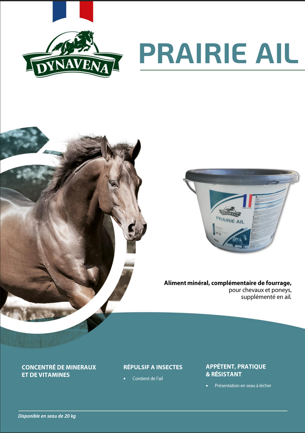 DYNAVENA PRAIRIE AIL SEAU DE 20KG
