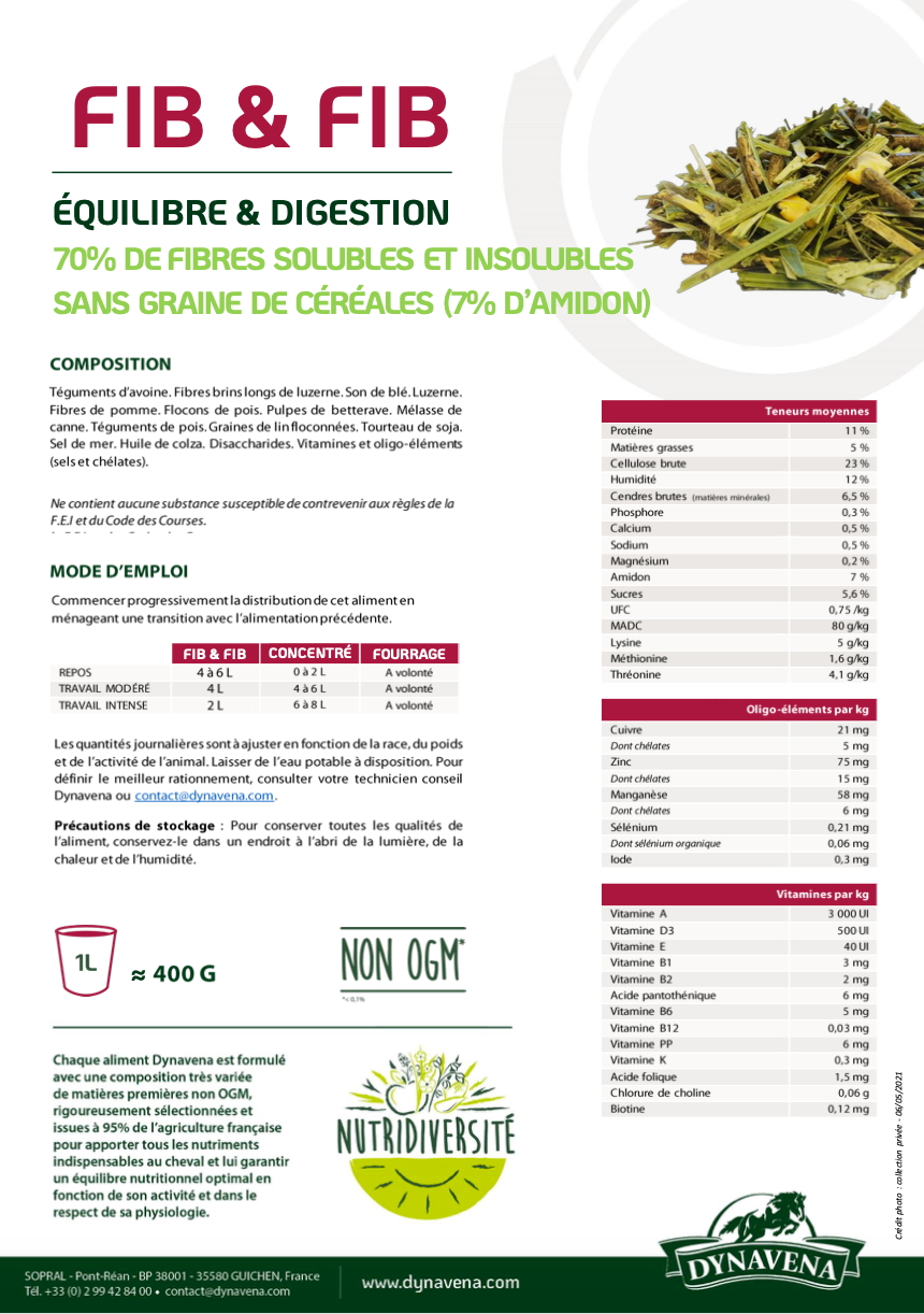 DYNAVENA FIB&FIB SANS CEREALES