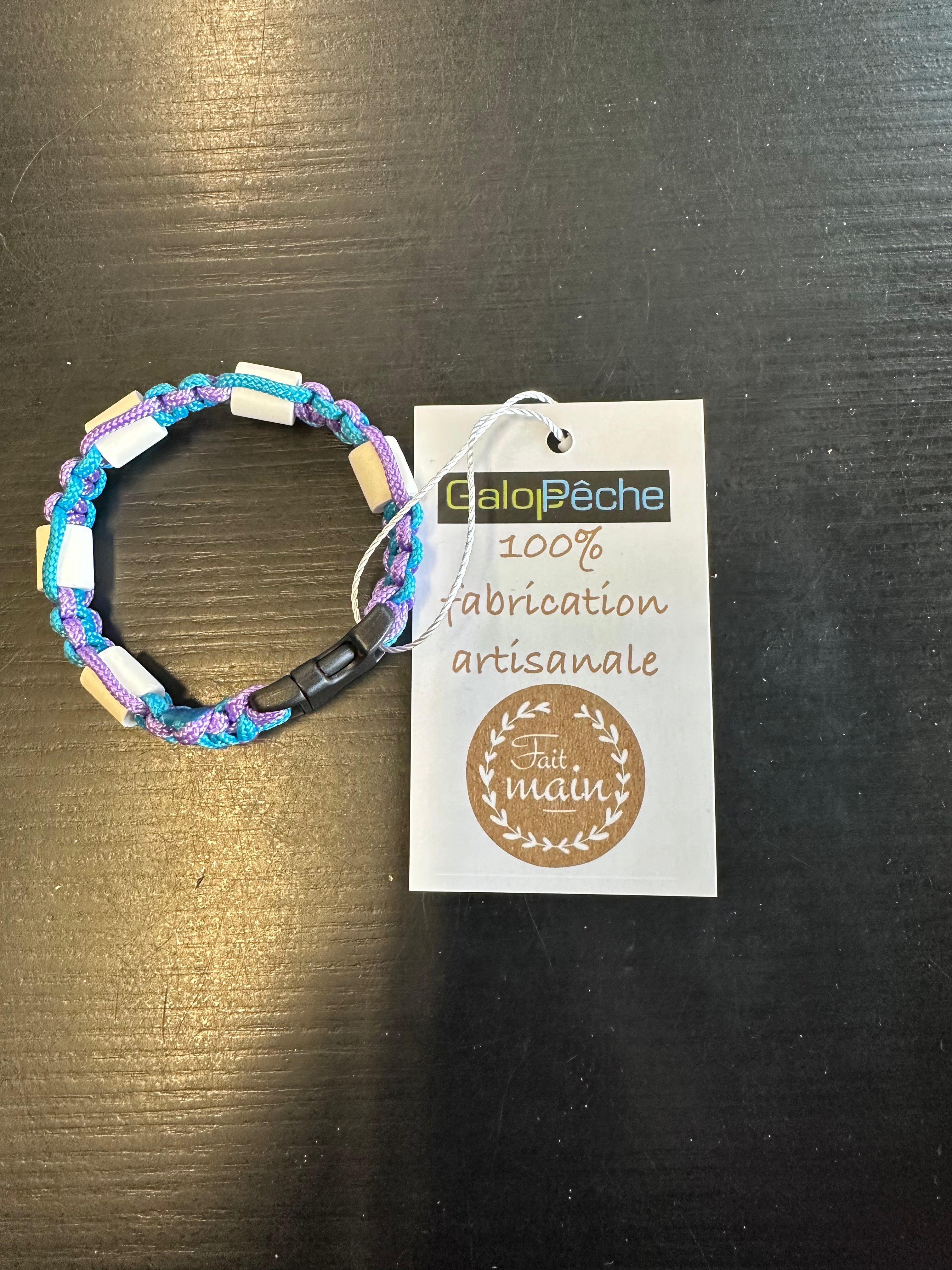 BRACELET FAIT MAIN – ANTI-TIQUE, MOUSTIQUES & POUX (PERLES CERAMIQUES & CITRONNELLE)