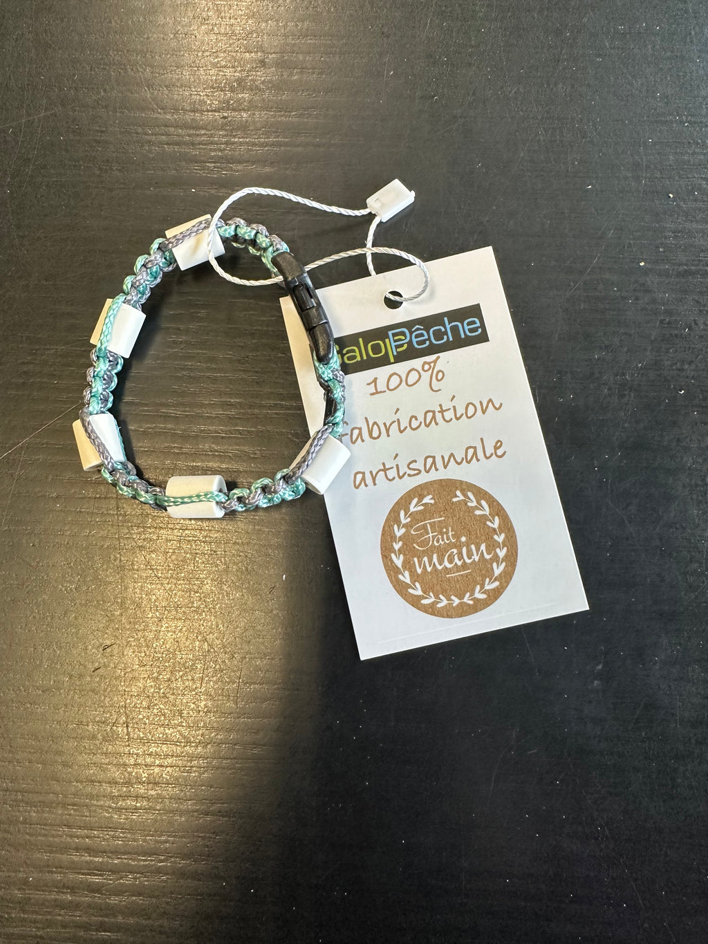 BRACELET FAIT MAIN – ANTI-TIQUE, MOUSTIQUES & POUX (PERLES CERAMIQUES & CITRONNELLE)