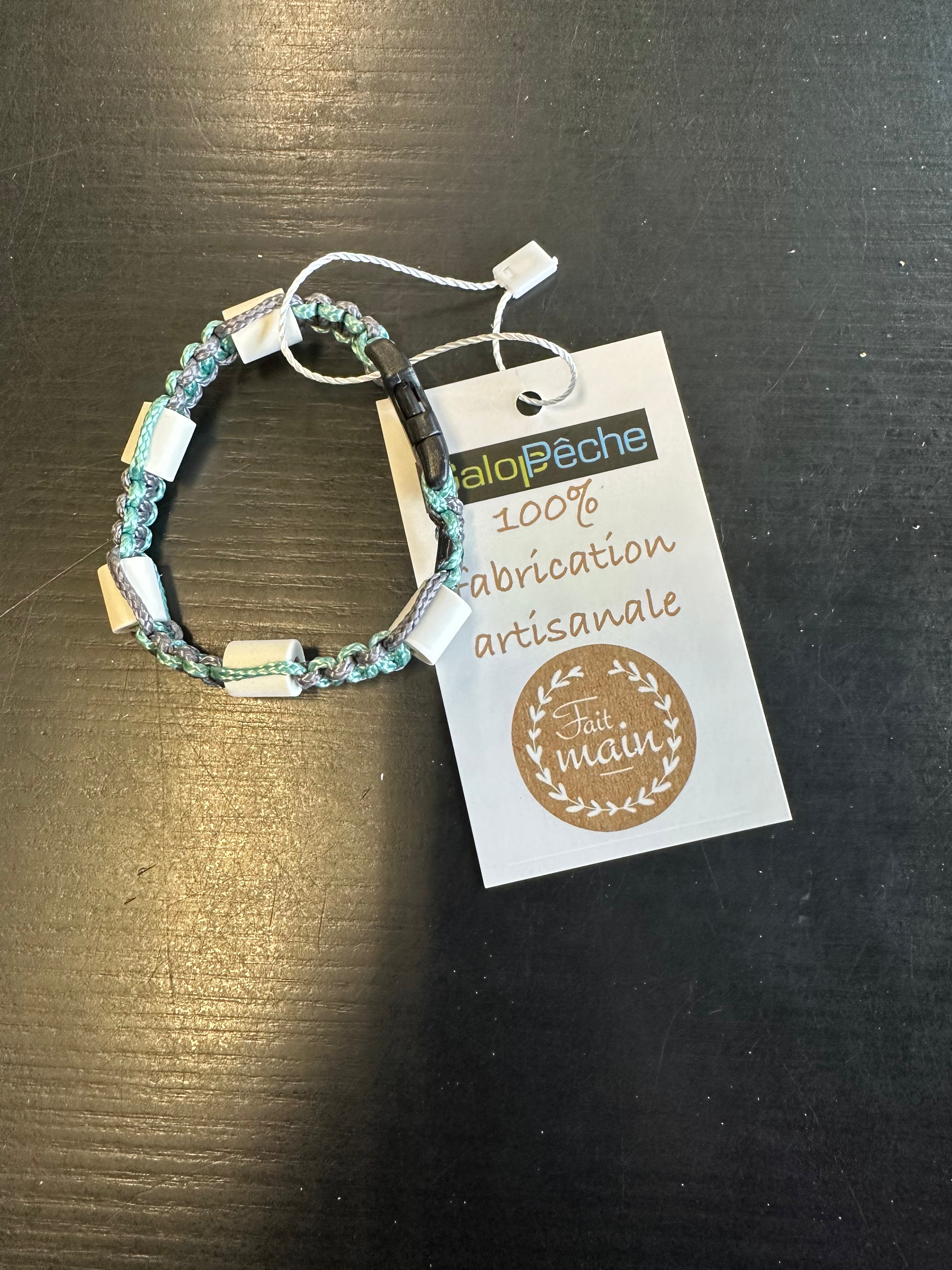 BRACELET FAIT MAIN – ANTI-TIQUE, MOUSTIQUES & POUX (PERLES CERAMIQUES & CITRONNELLE)