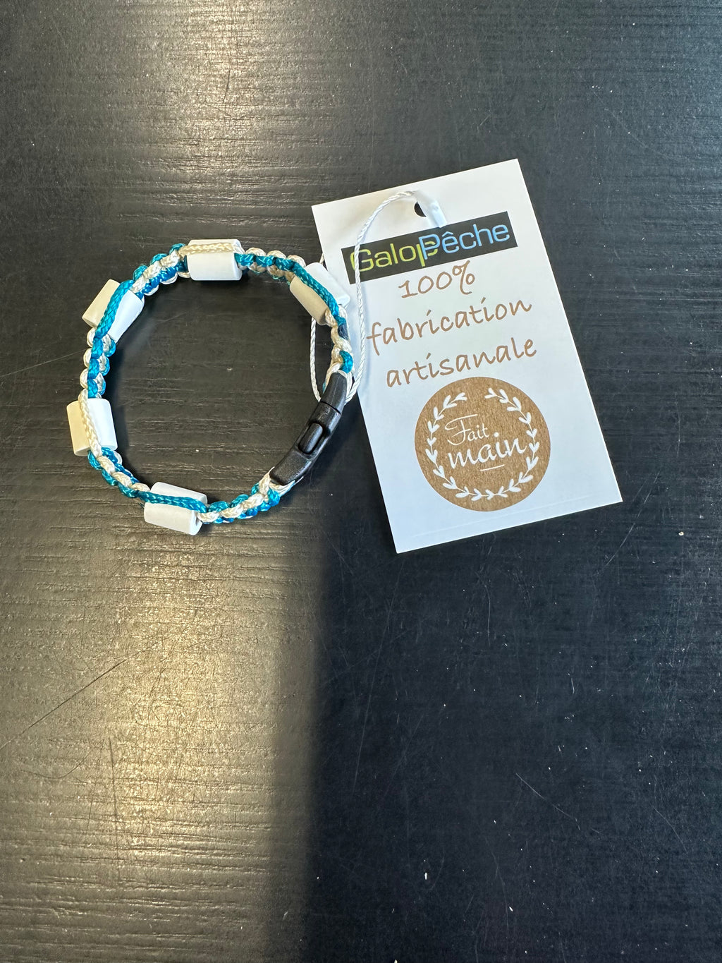 BRACELET FAIT MAIN – ANTI-TIQUE, MOUSTIQUES & POUX (PERLES CERAMIQUES & CITRONNELLE)