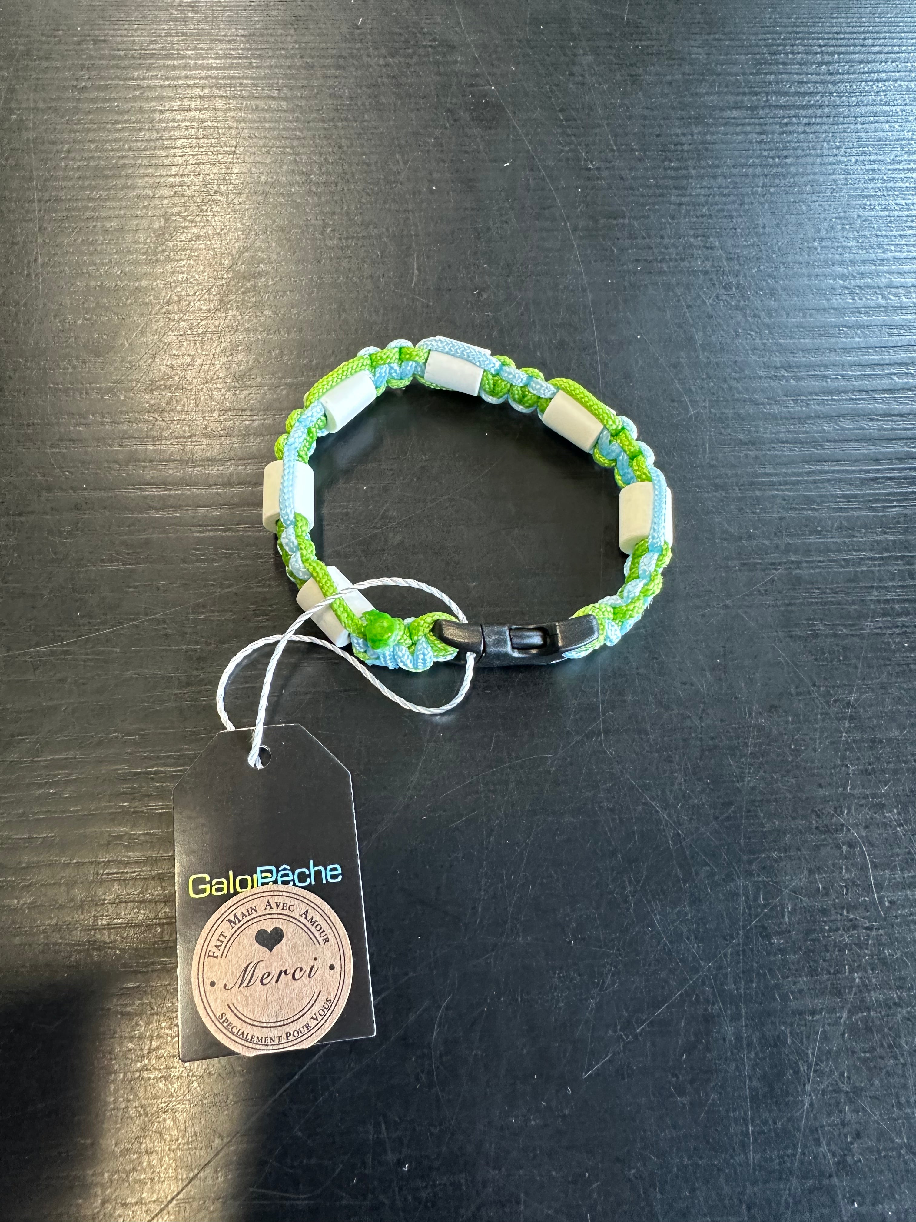 BRACELET FAIT MAIN – ANTI-TIQUE, MOUSTIQUES & POUX (PERLES CERAMIQUES & CITRONNELLE)