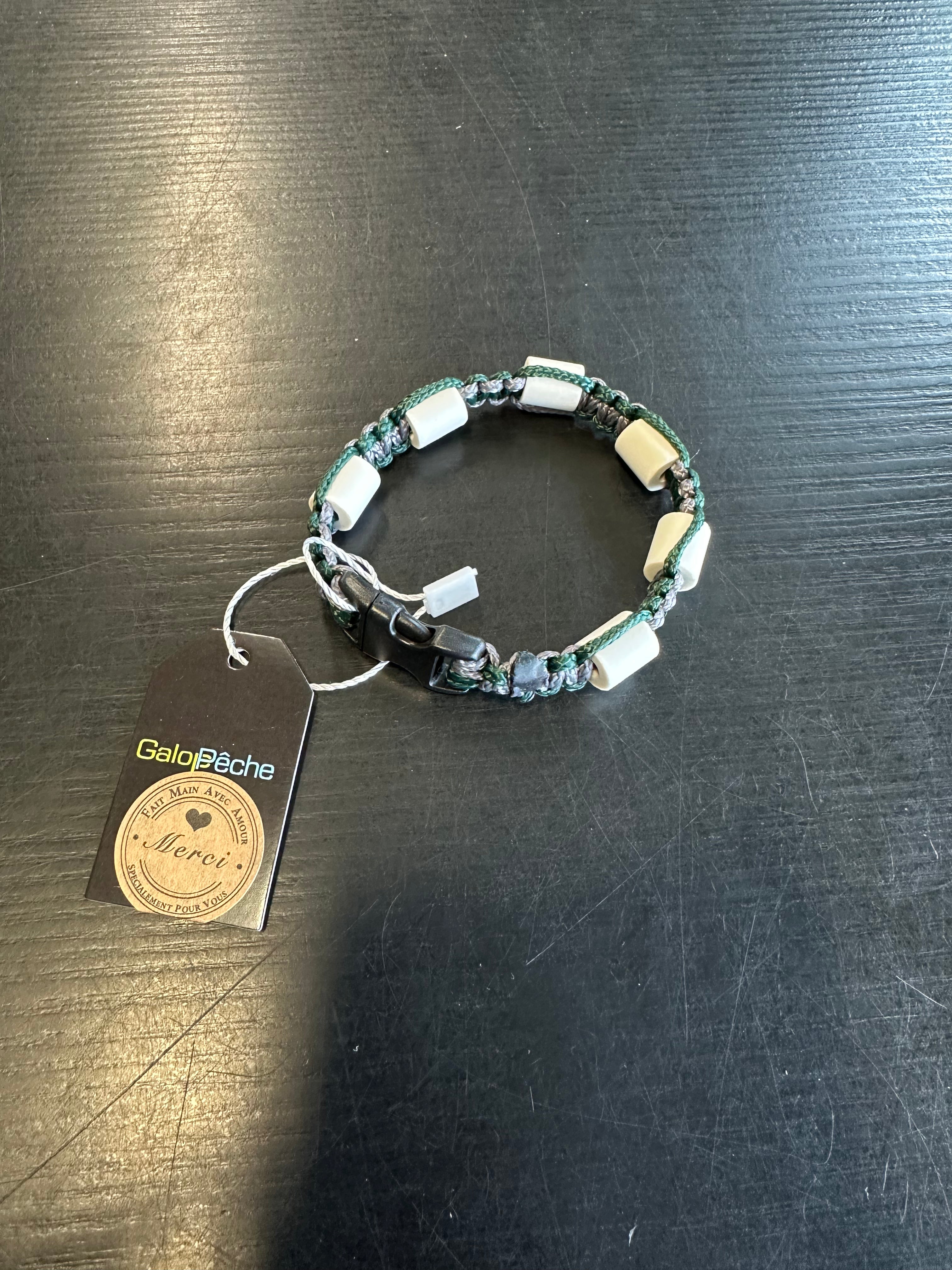BRACELET FAIT MAIN – ANTI-TIQUE, MOUSTIQUES & POUX (PERLES CERAMIQUES & CITRONNELLE)