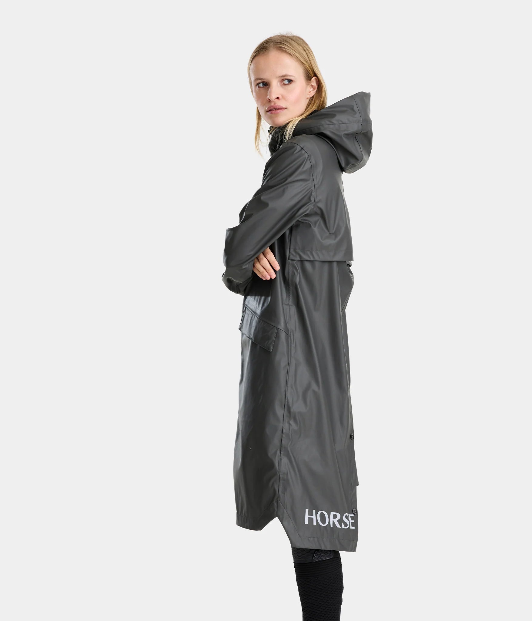HORSE PILOT VESTE LONG RAINTECH FEMME IRON TAILLE L