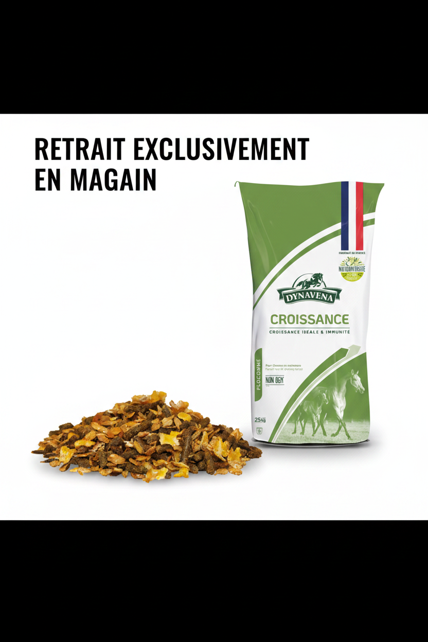 Dynavena Croissance 25kg - Retrait exclusivement en magasin