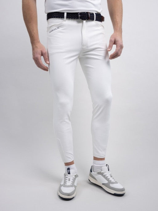 HARCOUR PANTALON HOMME COSTASO BLANC 38