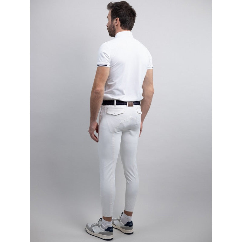 HARCOUR PANTALON HOMME COSTASO BLANC 38