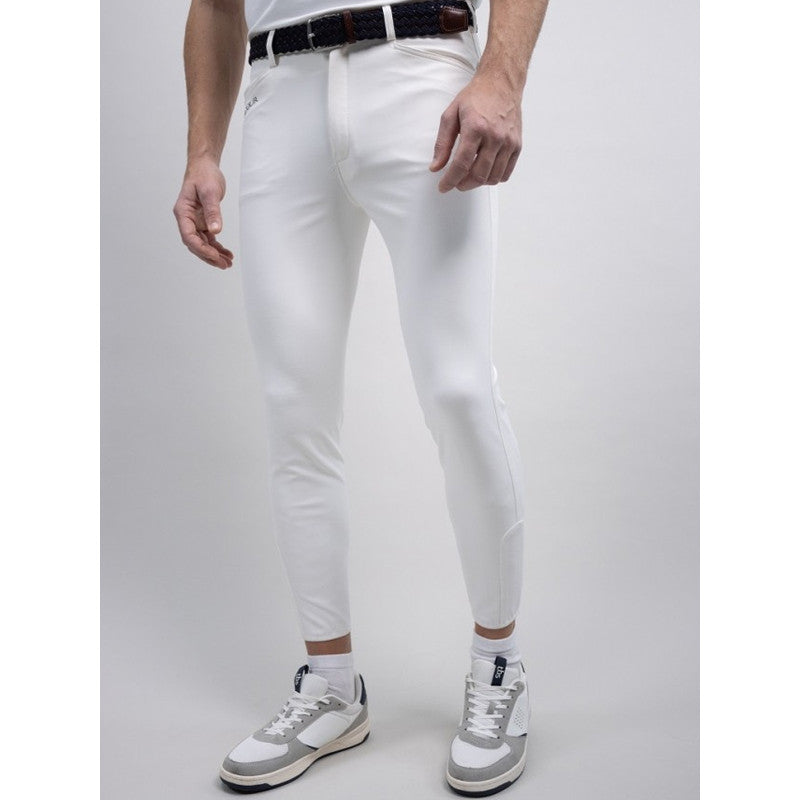 HARCOUR PANTALON HOMME COSTASO BLANC 38